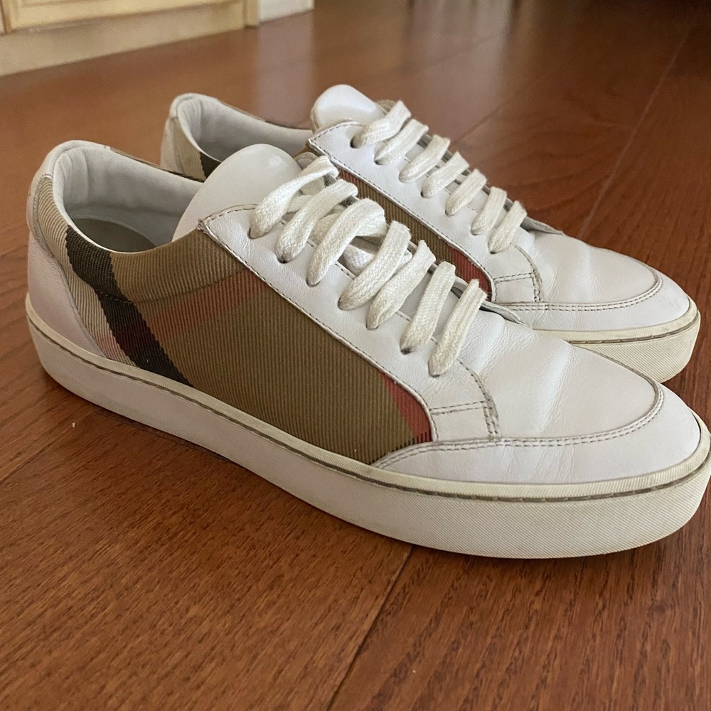 Burberry Check Sneakers Size 36 1/2